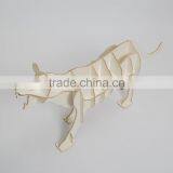 Wood Carving Living Tiger Shape Arts Design, Yiwu Factory Direct Wholesale Price With Good Quality thumbnail-3