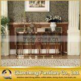 891# Marble Top Metal Frame Modern Console Table thumbnail-2