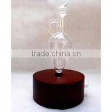 Elegant Wooden and Glass LED Aroma Diffuser Nebulization Essential Oil Diffuser thumbnail-1