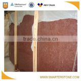 Own quarry and factory hot selling red marble new cutted slab