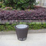 2015 Wicker Garden Round Flower Pot thumbnail-3