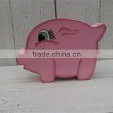 Hot Sell Wooden Piggy Bank Solid Wood Hand Painted Made in China thumbnail-1
