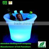 shenzhen led turkish style furniture ice bucket led portable bar ice bucket