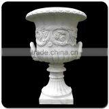 China White Marble Planter Pot VFP-006L thumbnail-3