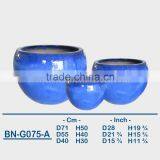 GLAZED CERAMIC OUTDOOR POT BN-G075 thumbnail-1