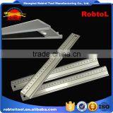 Straight Edge Aluminum Ruler Cork Backed no Skid Metric Non Marring Rotting Anodised Finish Etched Scale thumbnail-2