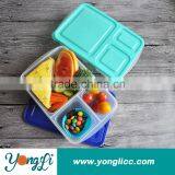 Kids and Adults 8pcs Candy Colors Plastic Leak-Proof Bento Box Set thumbnail-1