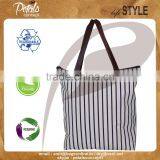Leather Handle Canvas Bag thumbnail-2