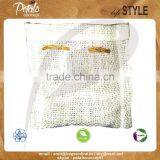 Jute Drawstring Pouches With Natural Colour Jute Made Design Embossed thumbnail-4