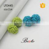 Colorful Wedding Accessory Knot Cufflink Wholesale thumbnail-3
