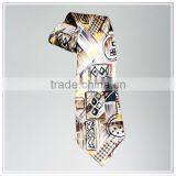 Custom Natural Color Top Quality Digital Printed Silk Tie thumbnail-1