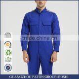 Wholesale Blue Color 100 Cotton Mechanic Working Coverall