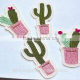 Custom High Quality Cactus Embroidered Patch for Clothes Embroidery Patch Made in China Choose Size/color thumbnail-2