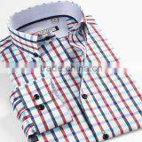 High Quality Mens Shirts Latest Cotton Plaid Shirts for Men thumbnail-4
