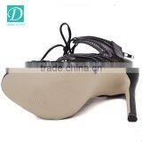 Wholesale Woman High Heel Sandals,Black Lace Up Sandals thumbnail-4