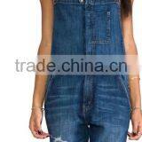 Runwaylover EY0635P Hot Sale 2017 Ladies Fashion Hole Denim Overalls thumbnail-5