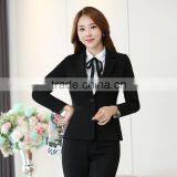 Ladies Hotel Uniform Design Skirt Suit Women 2017 Red Black thumbnail-2