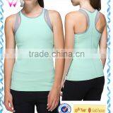 Wholesale Gym Yoga Fitness Womens Sports Black Tank Top thumbnail-2