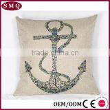 Europe Popular Ocean Style Simple Cute Natural True Linen Seat Cushion thumbnail-1