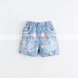 Wholesale Full Printing Cotton Summer Girls Denim Shorts thumbnail-1