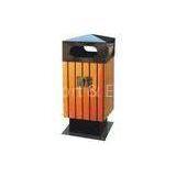 High Quality Wooden Dustbins Outdoor With Easy Access to Disposal Rubbish for Public Place thumbnail-1
