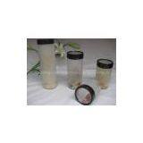 Clear Glass Canisters With Color Lid thumbnail-3