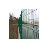PVC coated wire mesh fence panel