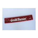 Promotional Soft Pvc Bar Mat With 3D Embossed Logos , Personalised Bar Runners