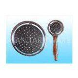 Bathroom / Toilet Round Overhead Shower Head With ABS / Chrome Plated