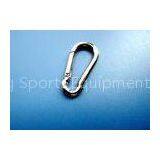 Stainless Steel Snap Hooks , Stainless Carabiner Hook Fittings 5*50 mm WIth Spring Suit For Ropes