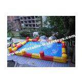 0.6mm Plato PVC Tarpaulin Red and Blue Inflatable Swimming Water Pool for Amusement Park thumbnail-1