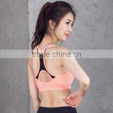Women's High Impact Running Bra Padded Racerback Sexy Sports Bra thumbnail-3