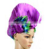 Halloween Funny Crazy Costume Party Human Hair Wig thumbnail-5