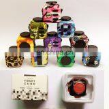 Best Selling Wholesale Retail Cheapest Leopard Print Fidget Cube Camouflage Fidget Cube Decompression Fidget Toys thumbnail-1