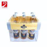 Hot Selling Personalized Plastic Custom Ice Bucket With Wood Top thumbnail-1