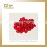 1010 Red Plastic Snap Studs for Baby Clothes