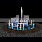 Large Hot Sale Popular Rock Garden Resin Dolphin Polyresine Decoration Fountain With LED Lights thumbnail-1