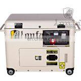 China Supplier (Lonfa) 5KVA/6KVA/7KVA/8KVA Air Cooled Sound Proof Generator Diesel For Sale thumbnail-2