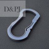 Titanium Hook Carabiner Keychain EDC Titanium Car Keychain Climbing Carabiner Scuba Diving Carabiner Keychain thumbnail-2