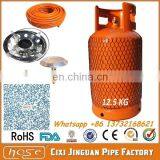 EXPORT NIGERIA KENYA TANZANIA GHANA PORTABLE BUTANE 12.5KG LPG GAS CYLINDER, LPG CYLINDER WITH CAMPING BURNER STOVE FOR COOKING thumbnail-5