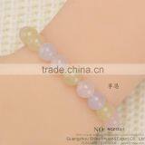 Rinbow Color 8MM Malaysian Jade Beads Bracelet for Girl Rosary Chaplet Bead Bracelet Stretch String Bracelet thumbnail-5