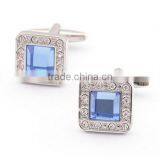 Silver Man Party Gift Gentleman Cytstal Hot Sell New Cufflinks Wedding Cuff Link thumbnail-4