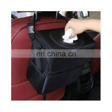 Kids Car Organizer Foldable Leakproof Trash Can Waterproof Waste Basket Garbage Storage Collapsible Car Trunk Organizer Hanging thumbnail-4