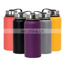 1L Sport Hydro Custom Logo Double Wall Stainless Steel Vacuum Insulated Water Bottle thumbnail-5