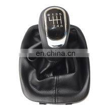 5/6 Speed Chrome & Leather Manual Gear Shift Knob Shifter Lever Handle Stick For Skoda Fabia 1 MKI 2000 -2008 thumbnail-4