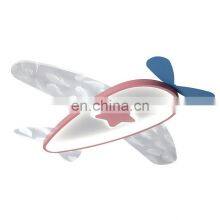 Hot Sell Lovely Dimmable Macron LED Plane Ceiling Light Cartoon Plane Shape Pendant Lamp For Kids Children Room thumbnail-1