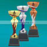 Brightly Colored Metal Sports Trophy Dancing Trophied Metal Kids Trophies thumbnail-1