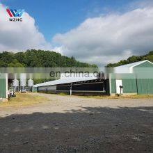 Close house tunnel ventilated mobile prefabrikasi poultry house for 2000000 10000 chickens