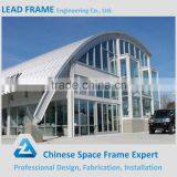 Low Cost Prefabricated Glass Roof For Exhibition Hall thumbnail-6