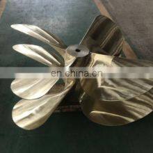 4 Blade Boat Propeller Customized Copper Propeller for Cargo Ship or Yacht thumbnail-3
